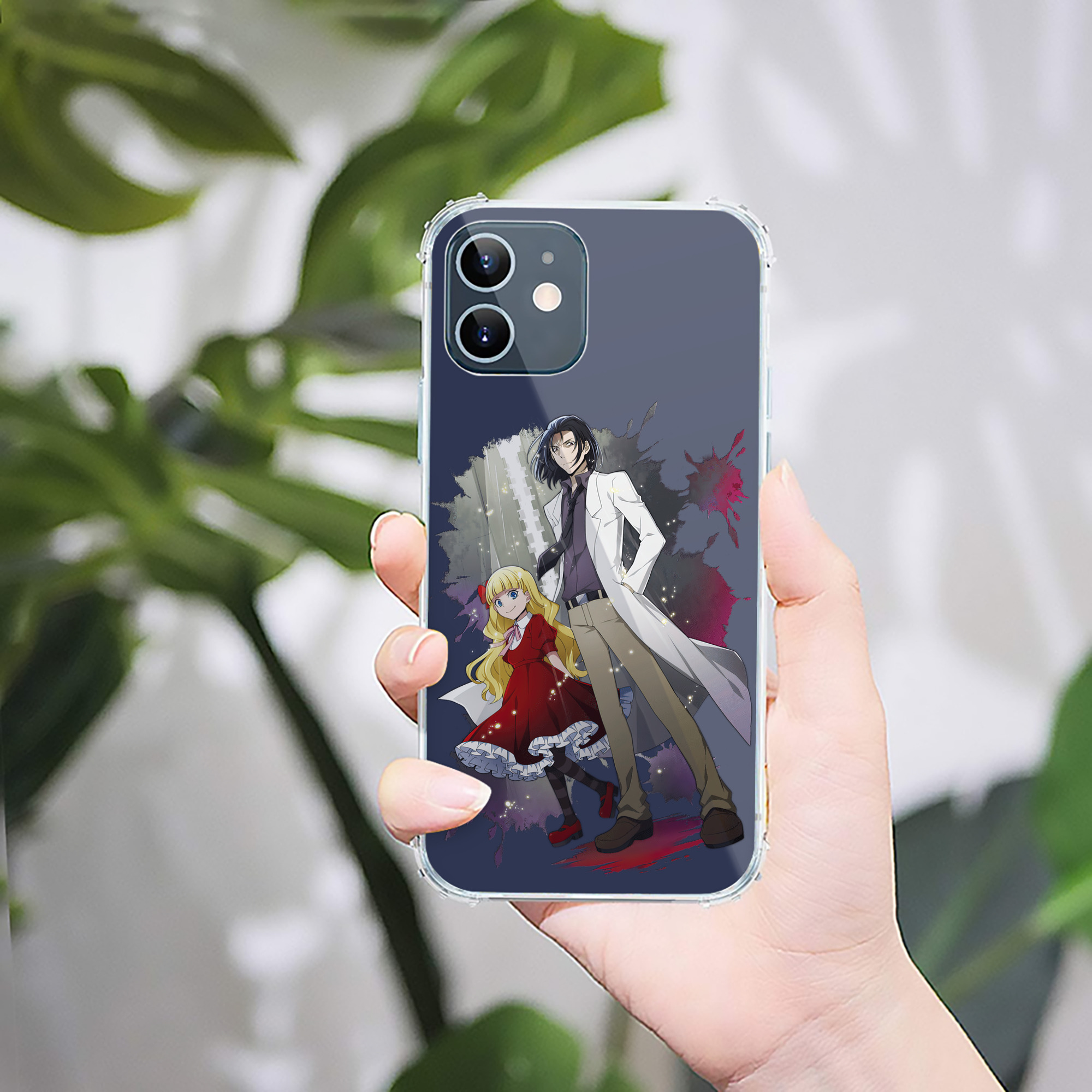 （画像用） 文豪ストレイドッグス Bungo Stray Dogs 【iPhone 12シリーズ対応】透明スマホケース（クリアソフトケース）